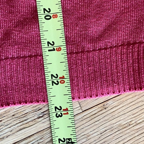 Requirements acrylic mauve 3/4 sleeve sweater w/sweetheart neckline - Picture 9 of 11